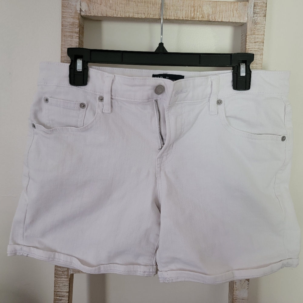 Gap Denim white shorts